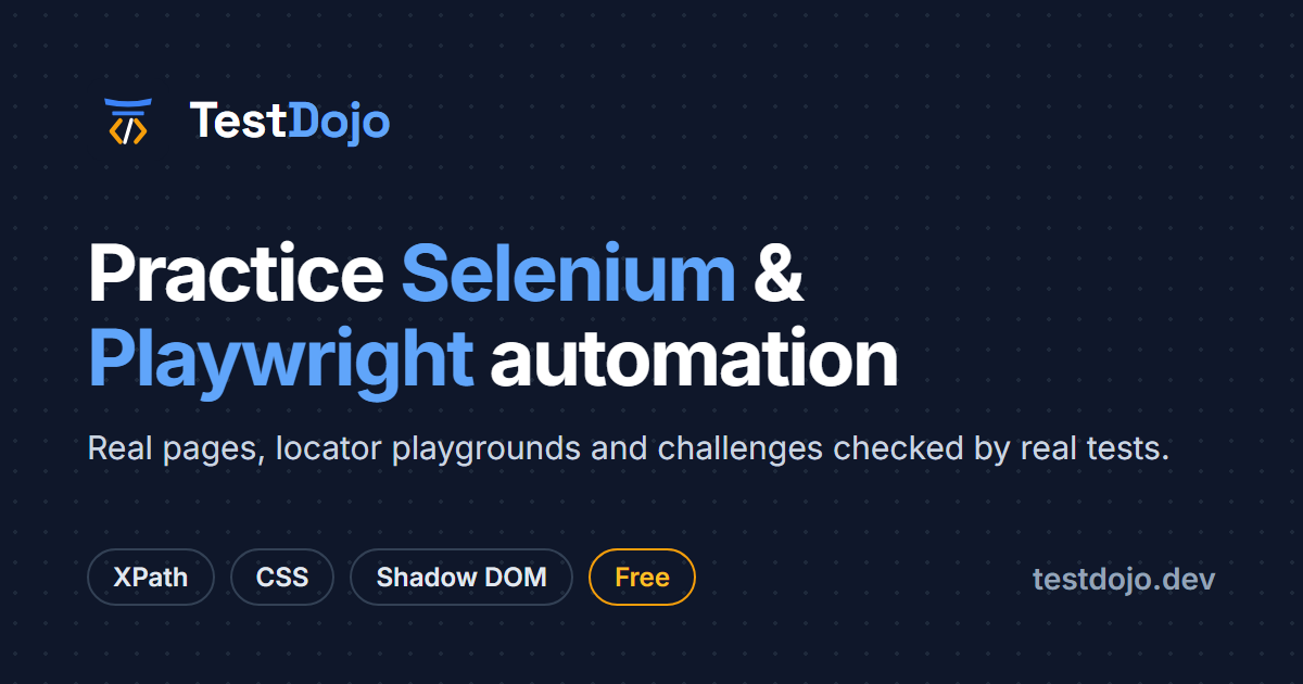 Writing Wigit UI Widgets Practice: Custom Dropdown, Date Picker, Modal, Toast — TestDojo